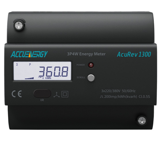 DIN Rail Power and Energy Meter